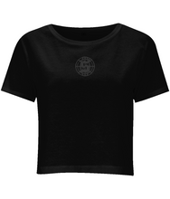 Load image into Gallery viewer, Black-Scale Cropped Tee
